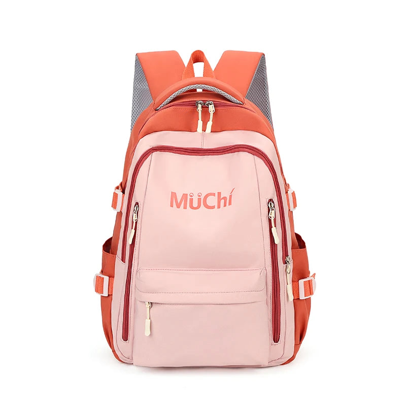 Men's Fashion Nylon Backpack Waterproof Large-capacity Man Simplicity Leisure Travel Rucksack Multi-function Students School Bag