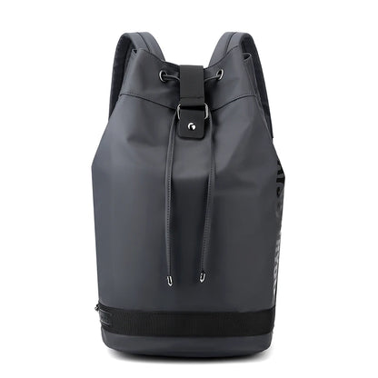 Men's Fashion Nylon Backpacks Waterproof Simplicity Large-capacity Outdoors Men Leisure Travel Rucksack Man Drawstring Schoolbag