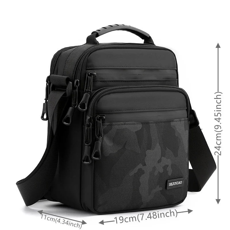 Men's Fashion Nylon Shoulder Bag High Quality Waterproof Large-capacity Light Men Simplicity Handbags Man Leisure Crossbody Bags