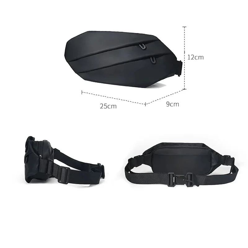Men's Fashion Outdoor Bag Fanny Purse Sports Cycling Pack Travel Shoulder Waist Belt Phone Pouch Bags For Male