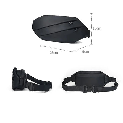 Men's Fashion Outdoor Bag Fanny Purse Sports Cycling Pack Travel Shoulder Waist Belt Phone Pouch Bags For Male