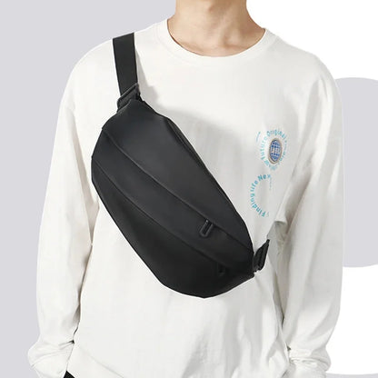 Men's Fashion Outdoor Bag Fanny Purse Sports Cycling Pack Travel Shoulder Waist Belt Phone Pouch Bags For Male