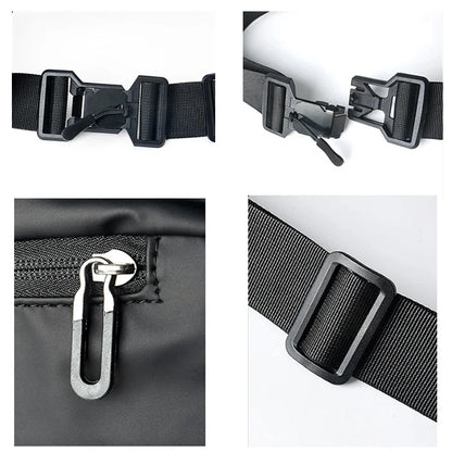 Men's Fashion Outdoor Bag Fanny Purse Sports Cycling Pack Travel Shoulder Waist Belt Phone Pouch Bags For Male