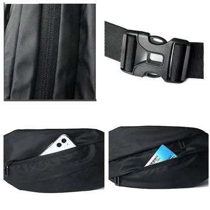 Men's Fashion Outdoor Bag Fanny Purse Sports Cycling Pack Travel Shoulder Waist Belt Phone Pouch Bags For Male