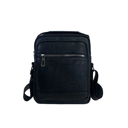 Men's Fashion PU Leather Shoulder Bags Designer High Quality Man Leisure Crossbody Bags Large-capacity Light Male Trend Handbags