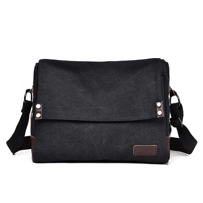 Men's Fashion Retro Canvas Shoulder Bags Designer High Quality Male Leisure Crossbody Bags Large-capacity Man Messenger Bags