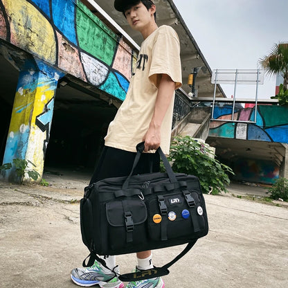 Men's Fashion Rucksacks Waterproof Nylon Large-capacity Man Leisure Fitness Travel Handbags Designer High Quality Shoulder Bags