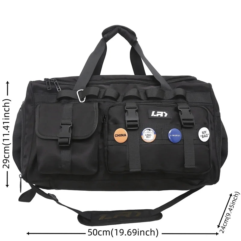 Men's Fashion Rucksacks Waterproof Nylon Large-capacity Man Leisure Fitness Travel Handbags Designer High Quality Shoulder Bags