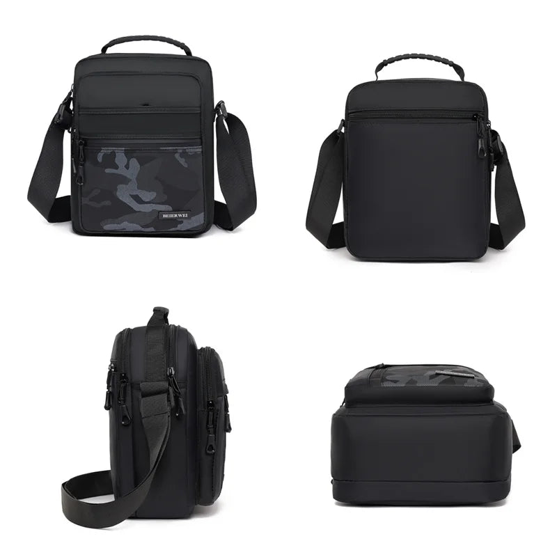 Men's Fashion Shoulder Bags Designer Waterproof Oxford Large-capacity Man Leisure Crossbody Bags High Quality Male Light Handbag