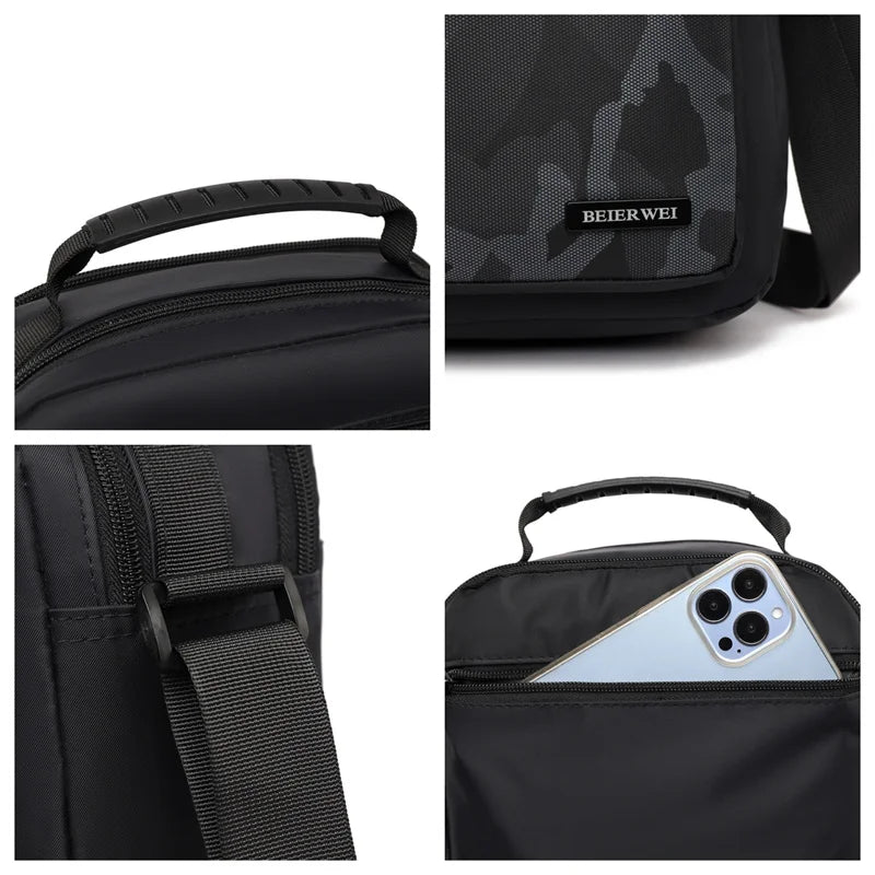 Men's Fashion Shoulder Bags Designer Waterproof Oxford Large-capacity Man Leisure Crossbody Bags High Quality Male Light Handbag