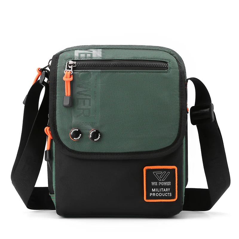 Men's Fashion Travel Crossbody Bags Waterproof Nylon Designer Male Outdoor Sport Leisure Trend Shoulder Bags Light Small Bags