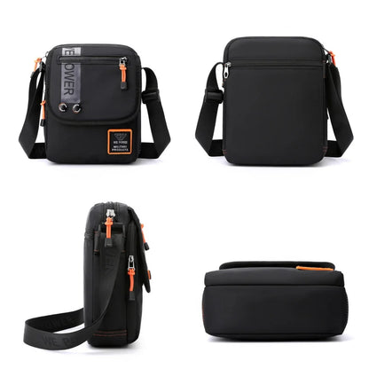 Men's Fashion Travel Crossbody Bags Waterproof Nylon Designer Male Outdoor Sport Leisure Trend Shoulder Bags Light Small Bags