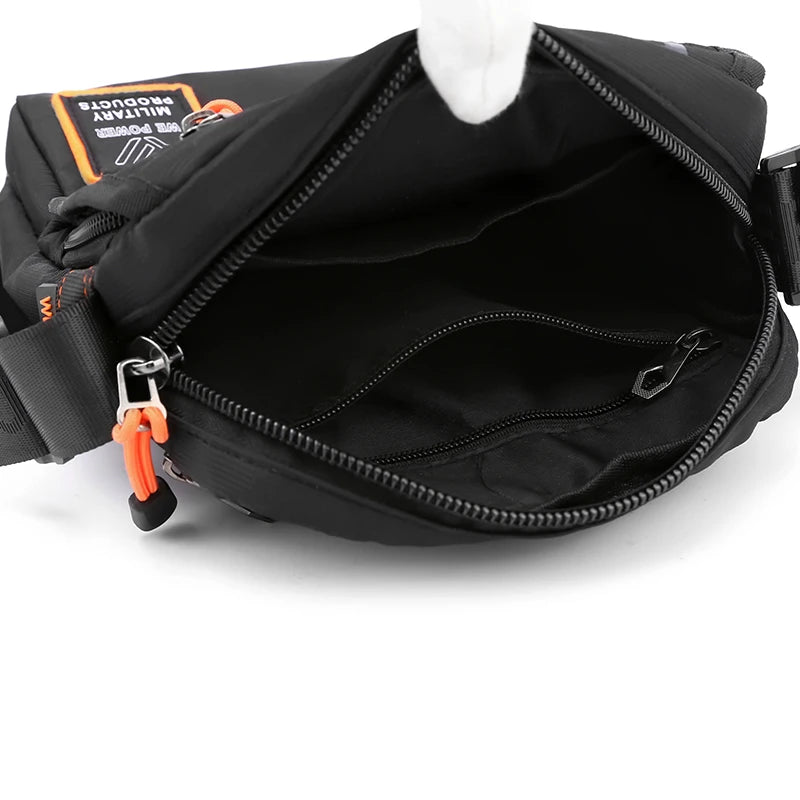 Men's Fashion Travel Crossbody Bags Waterproof Nylon Designer Male Outdoor Sport Leisure Trend Shoulder Bags Light Small Bags