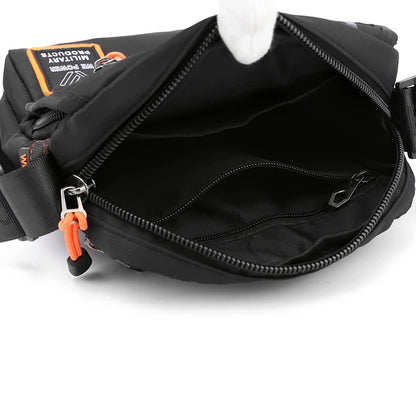 Men's Fashion Travel Crossbody Bags Waterproof Nylon Designer Male Outdoor Sport Leisure Trend Shoulder Bags Light Small Bags