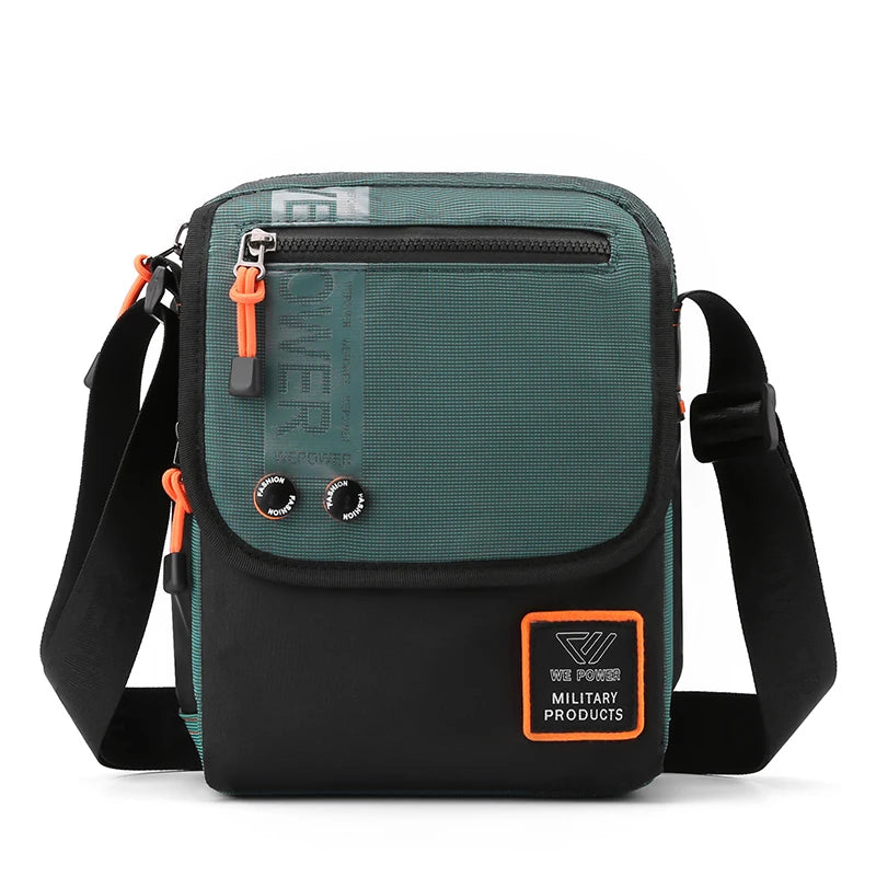 Men's Fashion Travel Crossbody Bags Waterproof Nylon Designer Male Outdoor Sport Leisure Trend Shoulder Bags Light Small Bags
