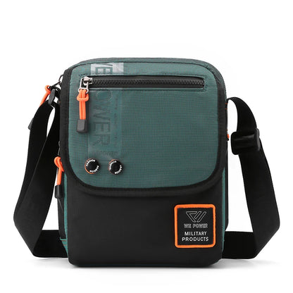 Men's Fashion Travel Crossbody Bags Waterproof Nylon Designer Male Outdoor Sport Leisure Trend Shoulder Bags Light Small Bags