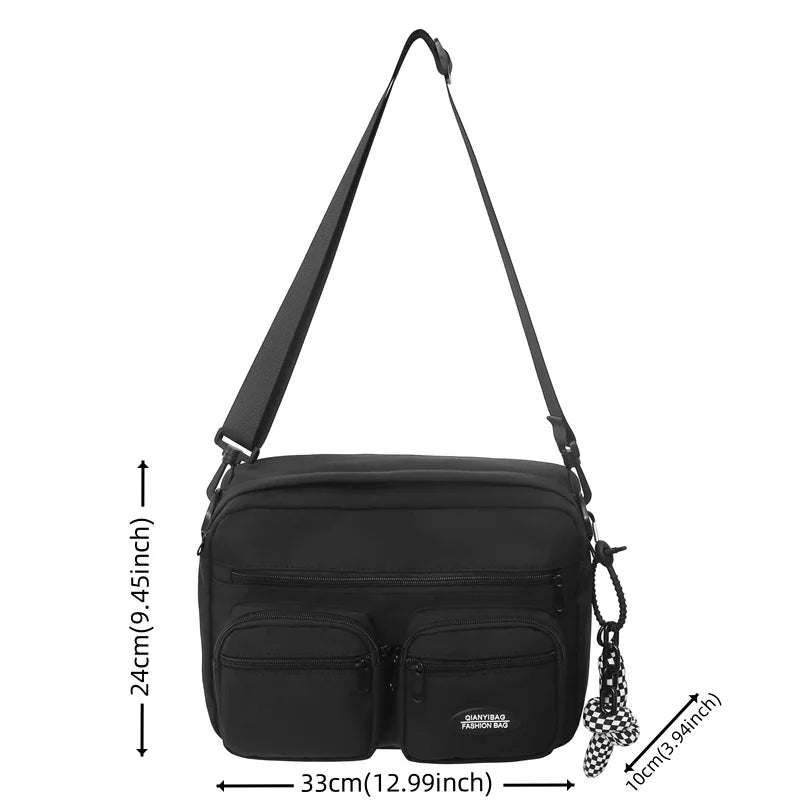 Men's Fashion Trend Shoulder Bags Designer Waterproof Nylon High Quality Large-capacity Light Male Leisure Travel Crossbody Bags