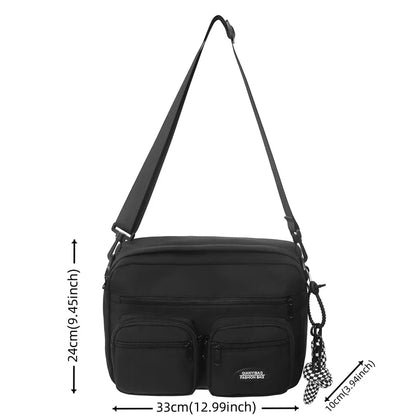 Men's Fashion Trend Shoulder Bags Designer Waterproof Nylon High Quality Large-capacity Light Male Leisure Travel Crossbody Bags