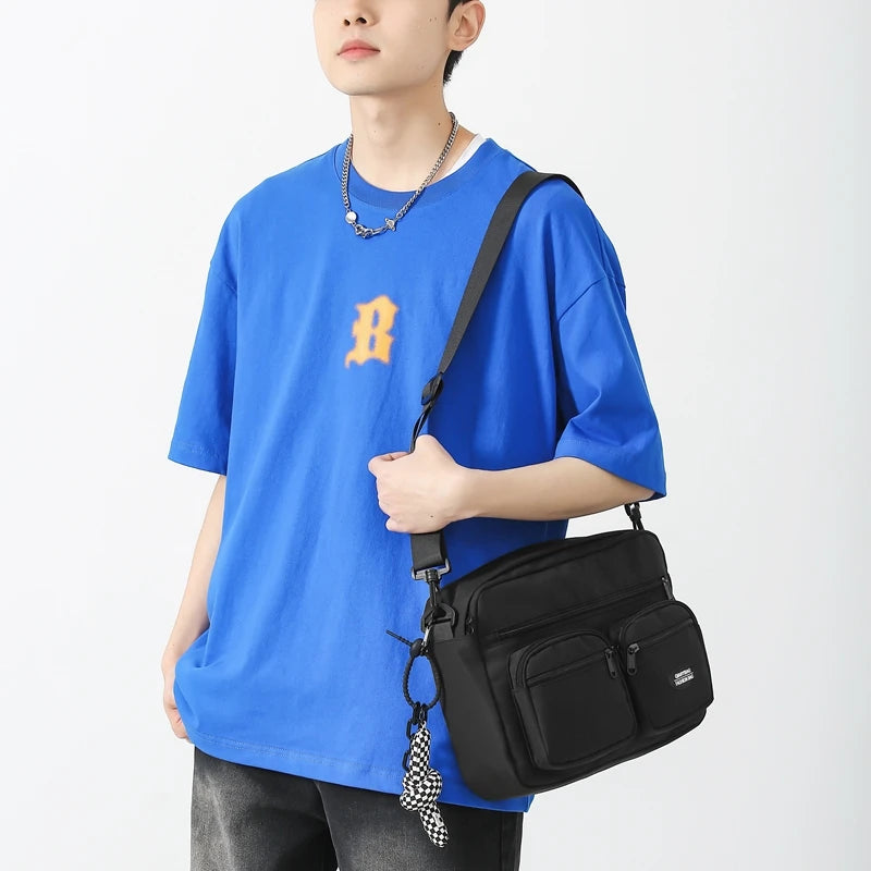 Men's Fashion Trend Shoulder Bags Designer Waterproof Nylon High Quality Large-capacity Light Male Leisure Travel Crossbody Bags