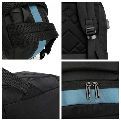 Men's Fashion Versatile Backpacks Waterproof Oxford Cloth Light Large-capacity Leisure Travel Rucksacks Male Computer Knapsacks
