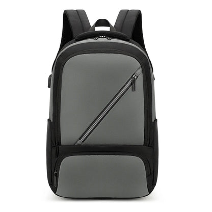 Men's Fashion Versatile Backpacks Waterproof Oxford Cloth Light Large-capacity Leisure Travel Rucksacks Male Computer Knapsacks