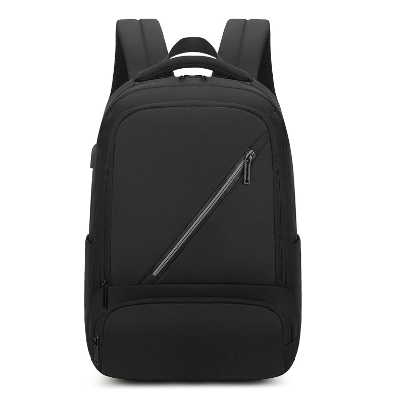 Men's Fashion Versatile Backpacks Waterproof Oxford Cloth Light Large-capacity Leisure Travel Rucksacks Male Computer Knapsacks