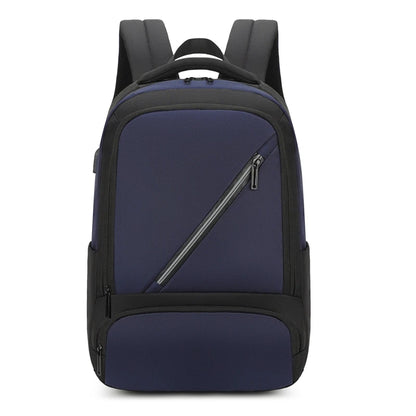 Men's Fashion Versatile Backpacks Waterproof Oxford Cloth Light Large-capacity Leisure Travel Rucksacks Male Computer Knapsacks