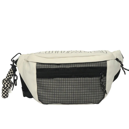 Men's Fashion Versatile Nylon Chest Packs Designer Soft Light Waterproof Tooling Wind Man Leisure Waist Packs Trend Shoulder Bag
