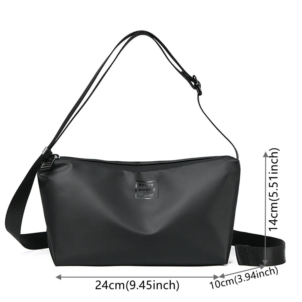 Men's Fashion Versatile Nylon Crossbody Bags Men Leisure Shoulder Bags Designer Large-capacity Simplicity Handbags