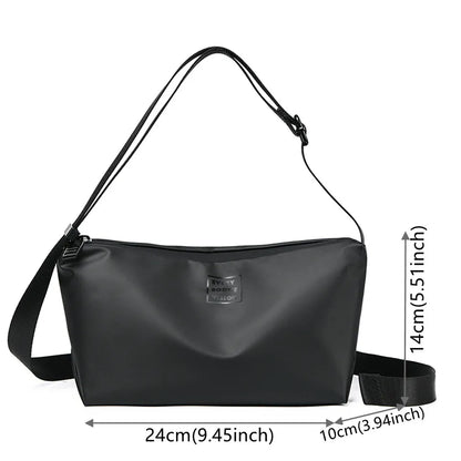 Men's Fashion Versatile Nylon Crossbody Bags Men Leisure Shoulder Bags Designer Large-capacity Simplicity Handbags