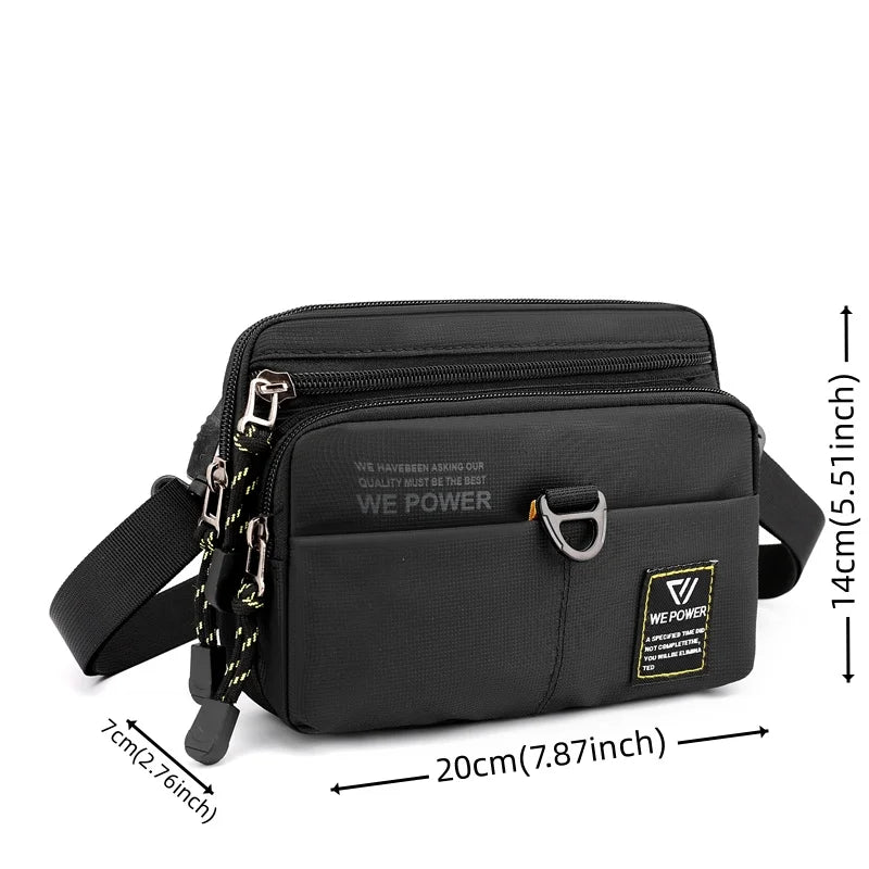 Men's Fashion Waist Pack Waterproof Nylon Outdoor Fitness Sport Man Leisure Shoulder Bags Male Light Crossbody Bags Mini Bags