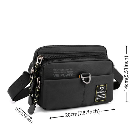 Men's Fashion Waist Pack Waterproof Nylon Outdoor Fitness Sport Man Leisure Shoulder Bags Male Light Crossbody Bags Mini Bags