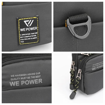 Men's Fashion Waist Pack Waterproof Nylon Outdoor Fitness Sport Man Leisure Shoulder Bags Male Light Crossbody Bags Mini Bags