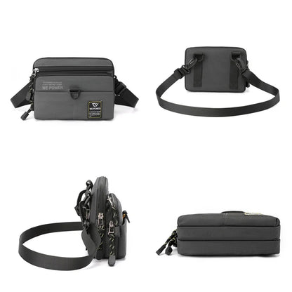 Men's Fashion Waist Pack Waterproof Nylon Outdoor Fitness Sport Man Leisure Shoulder Bags Male Light Crossbody Bags Mini Bags