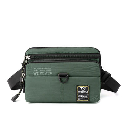 Men's Fashion Waist Pack Waterproof Nylon Outdoor Fitness Sport Man Leisure Shoulder Bags Male Light Crossbody Bags Mini Bags