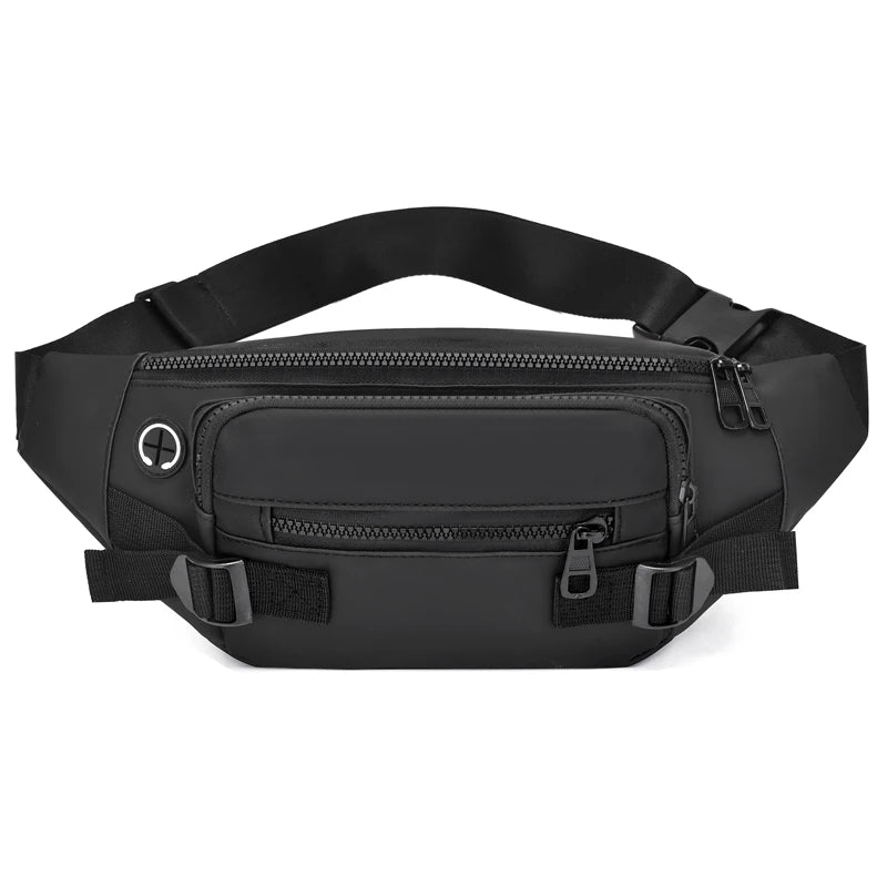 Men's Fashion Waist Packs Designer Waterproof Oxford Man Leisure Light Shoulder Bags Outdoor Sport Male Trend Crossbody Bags