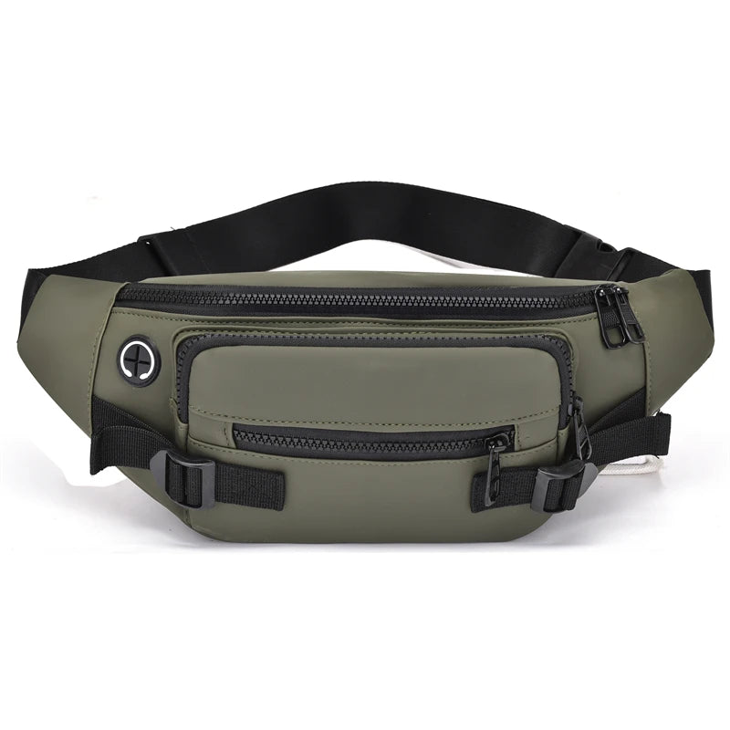 Men's Fashion Waist Packs Designer Waterproof Oxford Man Leisure Light Shoulder Bags Outdoor Sport Male Trend Crossbody Bags