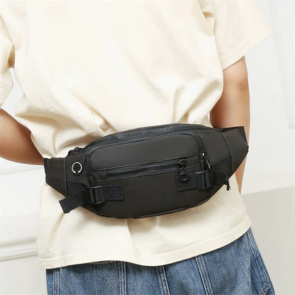 Men's Fashion Waist Packs Designer Waterproof Oxford Man Leisure Light Shoulder Bags Outdoor Sport Male Trend Crossbody Bags