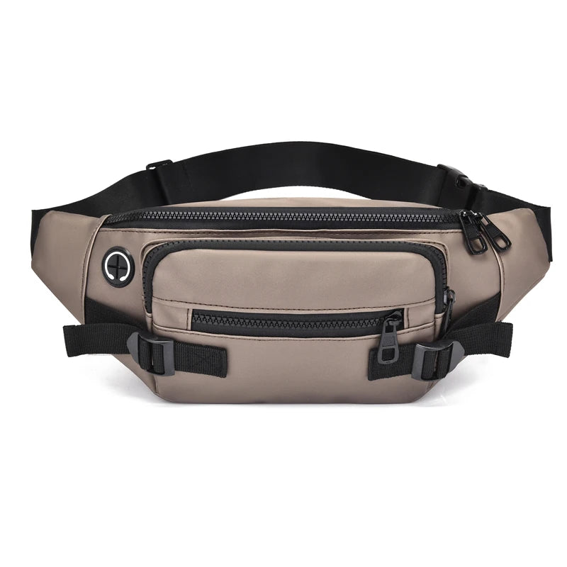 Men's Fashion Waist Packs Designer Waterproof Oxford Man Leisure Light Shoulder Bags Outdoor Sport Male Trend Crossbody Bags