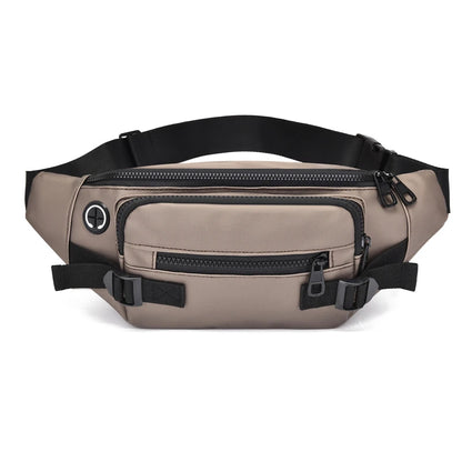 Men's Fashion Waist Packs Designer Waterproof Oxford Man Leisure Light Shoulder Bags Outdoor Sport Male Trend Crossbody Bags