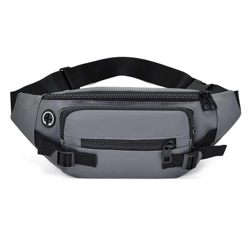 Men's Fashion Waist Packs Designer Waterproof Oxford Man Leisure Light Shoulder Bags Outdoor Sport Male Trend Crossbody Bags