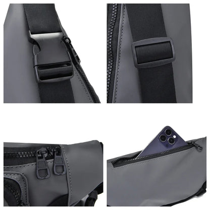 Men's Fashion Waist Packs Designer Waterproof Oxford Man Leisure Light Shoulder Bags Outdoor Sport Male Trend Crossbody Bags
