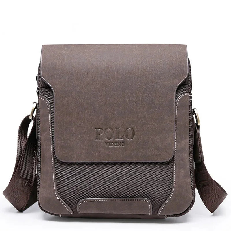 Men's Genuine Leather famous brand Handbag Busines Bolsas Shoulder Men Messenger Bags Travel Brand Quality Guarantee