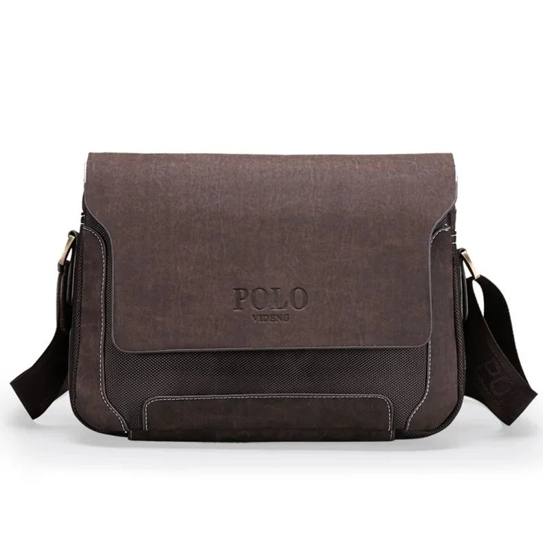 Men's Genuine Leather famous brand Handbag Busines Bolsas Shoulder Men Messenger Bags Travel Brand Quality Guarantee