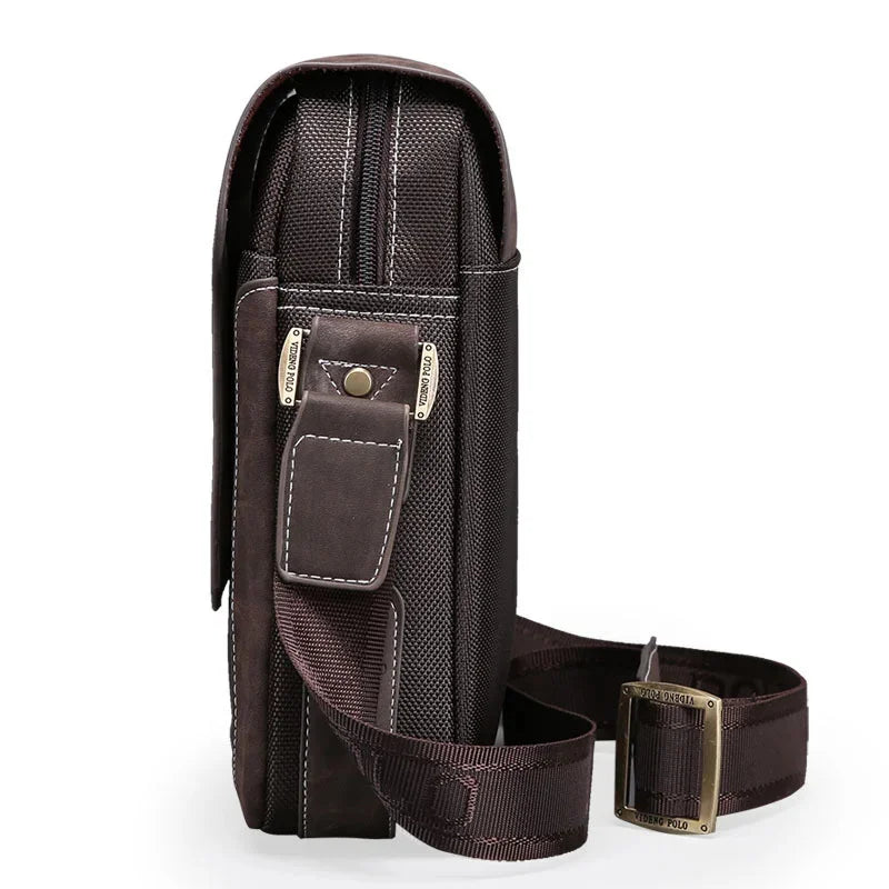 Men's Genuine Leather famous brand Handbag Busines Bolsas Shoulder Men Messenger Bags Travel Brand Quality Guarantee