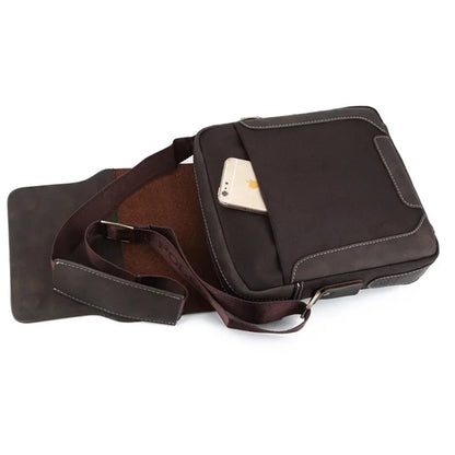 Men's Genuine Leather famous brand Handbag Busines Bolsas Shoulder Men Messenger Bags Travel Brand Quality Guarantee