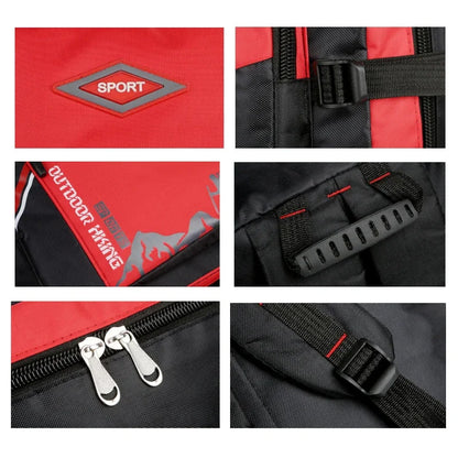 Men's High Capacity Outdoor Climbing Travel Sports Rucksack SchoolBag Camping Hiking Backpack For Male Female Women
