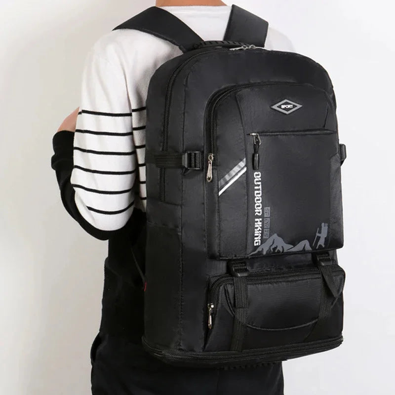 Men's High Capacity Outdoor Climbing Travel Sports Rucksack SchoolBag Camping Hiking Backpack For Male Female Women