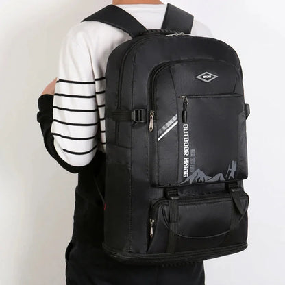 Men's High Capacity Outdoor Climbing Travel Sports Rucksack SchoolBag Camping Hiking Backpack For Male Female Women