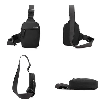 Men's High Quality Waterproof Nylon Chest Pack Fashion Simplicity Waist Packs Men Mini Mobile Phone Bag Small Crossbody Bags